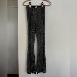 Studded stretchy pants